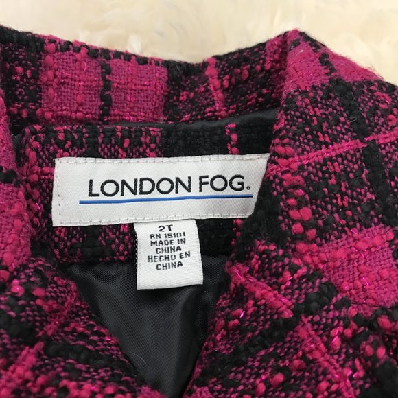 LONDON FOG double button girl coat 2T oritq - Picture 4 of 9